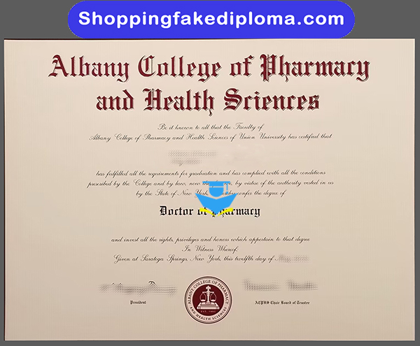 Albany College of Pharmacy And Health Sciences fake degree