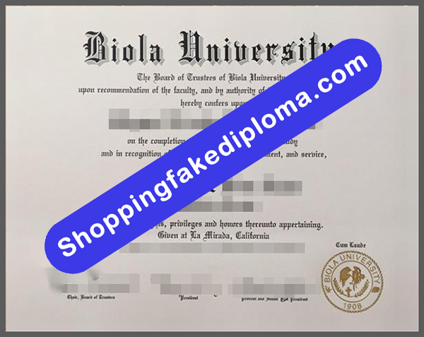 fake Biola University degree, buy fake Biola University degree
