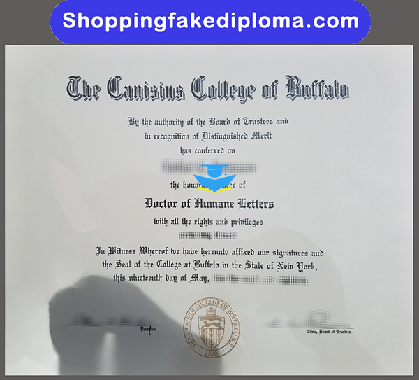 Canisius College fake degree