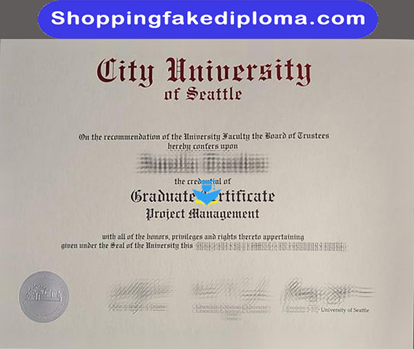 City University of Seattle fake degree