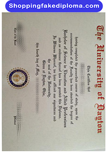 Fake University of Dayton Diploma, Buy Fake University of Dayton Diploma