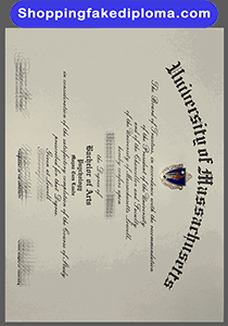 Fake University of Massachusetts Degree