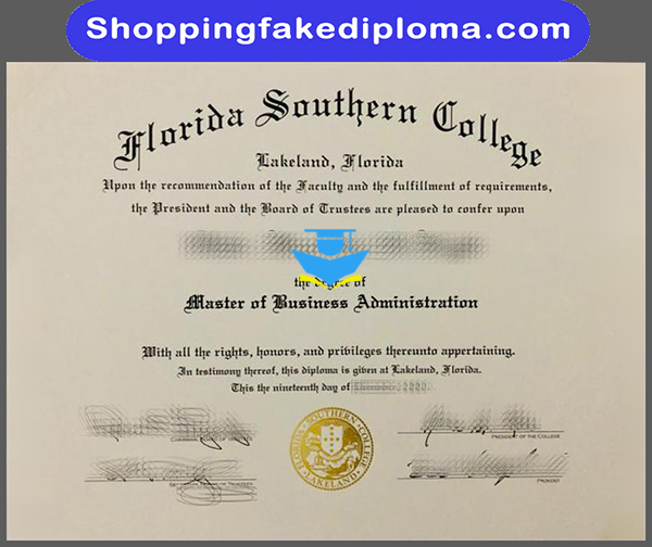 Florida Southern College fake degree, buy fake diploma