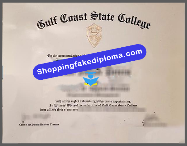 Gulf Coast State College fake degree, Buy Gulf Coast State College fake degree