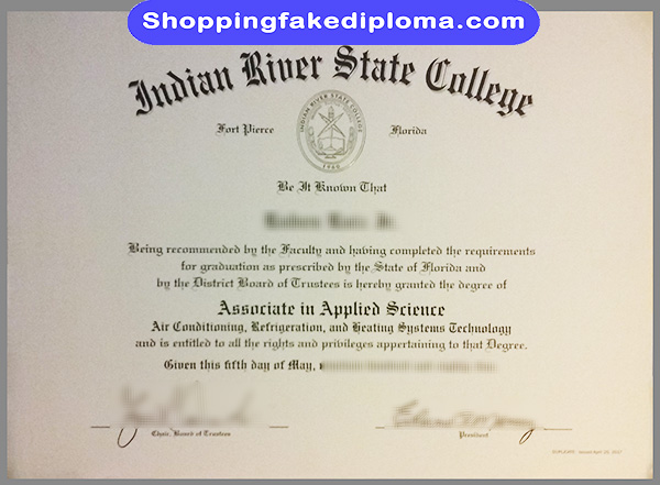 Indian River State College fake degree, buy Indian River State College fake degree