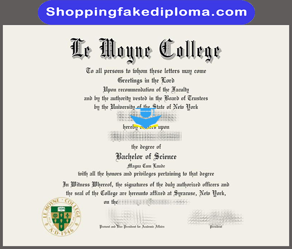 Le Moyne College fake degree