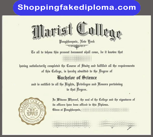 Marist College fake degree, Buy fake diploma