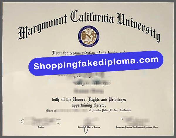 Marymount California University fake degree, Buy Diploma