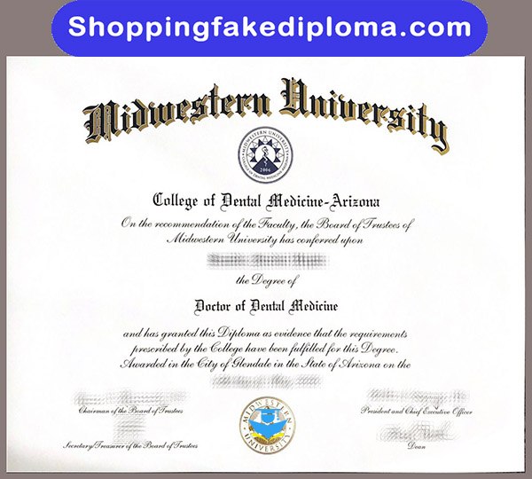 Midwestern University Fake Degree, Buy Midwestern University Fake Degree, fake diploma