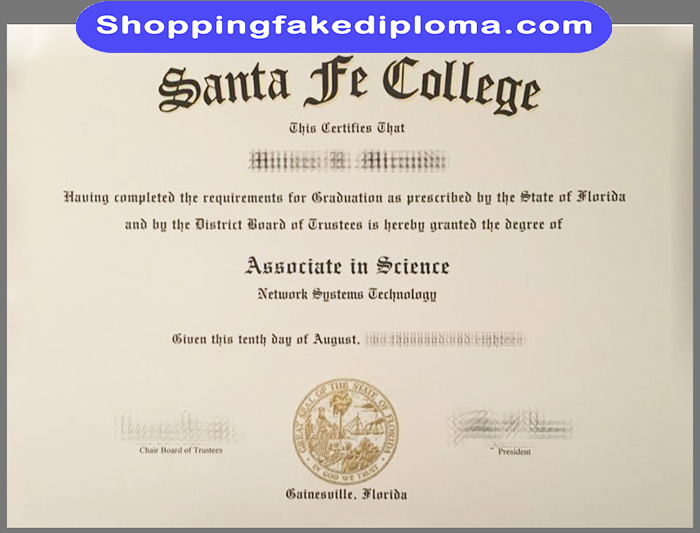 Santa Fe College fake degree, buy Santa Fe College fake degree