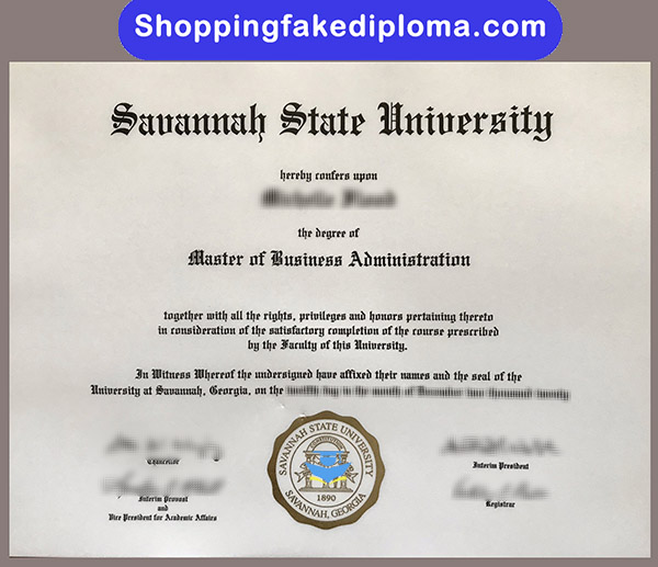 Savannah State University Fake Degree, Buy Savannah State University Fake Degree, fake diploma