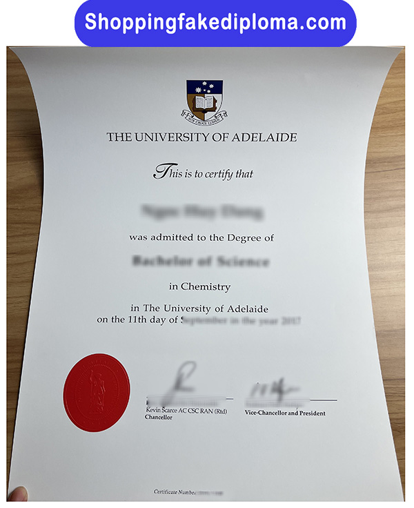 University of Adelaide Fake Degree, Buy University of Adelaide Fake Degree