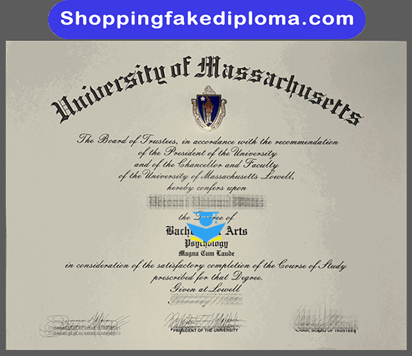 University of Massachusetts Fake Degree