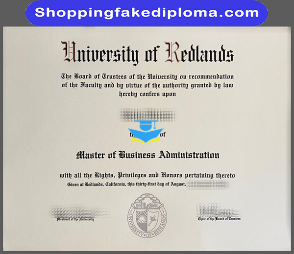 University of Redlands fake degree, buy University of Redlands fake degree
