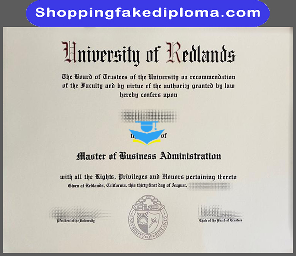 University of Redlands fake degree, buy University of Redlands fake degree