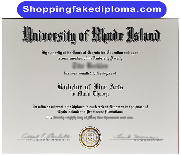 University of Rhode Island Fake Degree, Buy University of Rhode Island Fake Degree