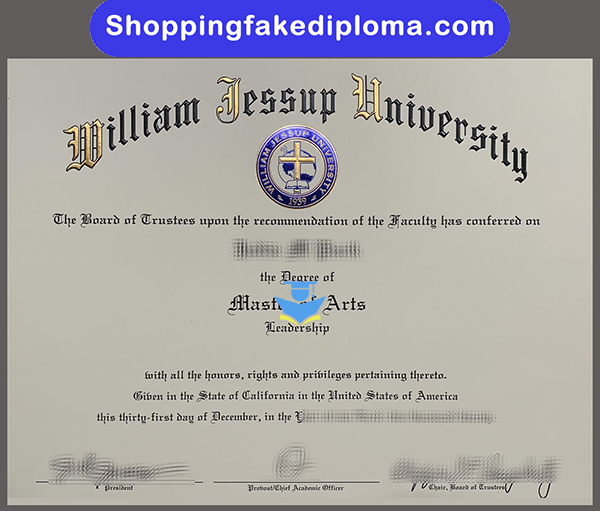 William Jessup University Fake Degree， Buy Fake US diploma