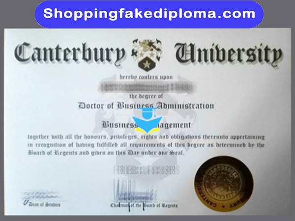 Canterbury University Fake Degree, Buy Canterbury University Fake Degree