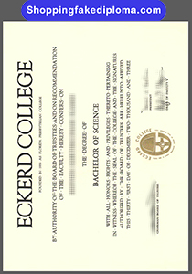 fake Eckerd College degree