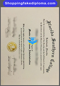 fake Florida Southern College degree, fake degree certificate