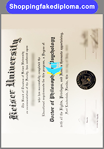fake Keiser University degree, fake University diploma