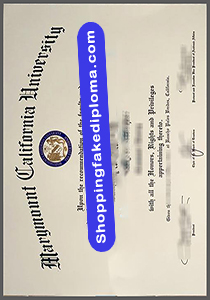 fake Marymount California University degree, fake degree