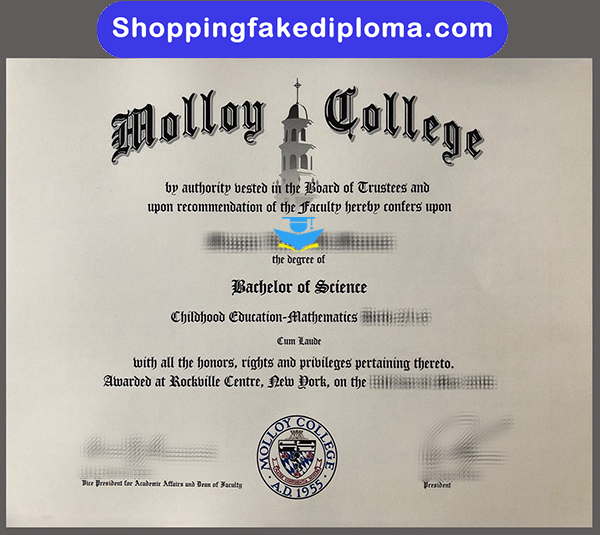 Molloy College fake degree, Buy fake Molloy College degree