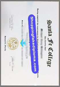 fake Santa Fe College degree, fake US certificate
