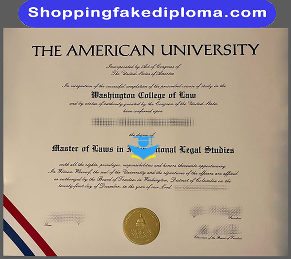 American University fake degree, buy American University fake degree