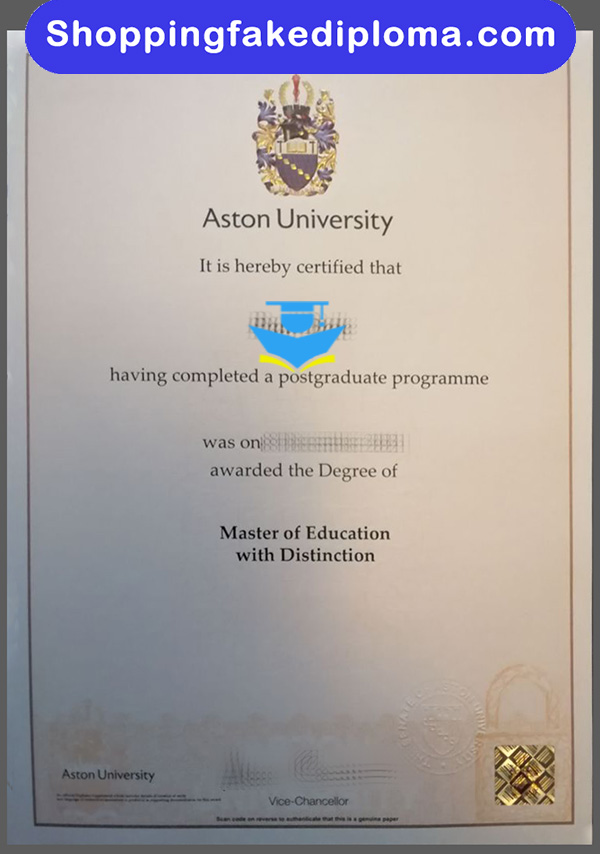 Aston University fake degree, buy Aston University fake degree