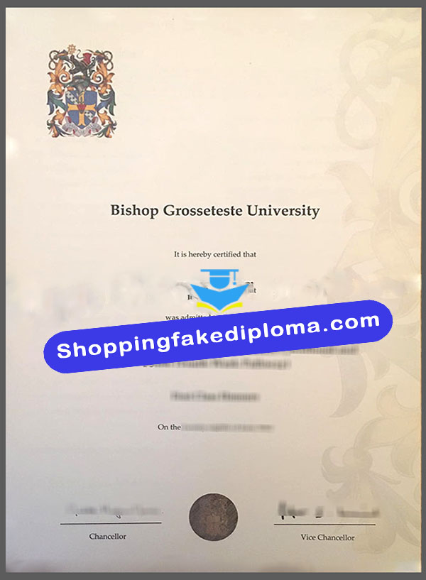 buy certificate online, Bishop Grosseteste University fake diploma