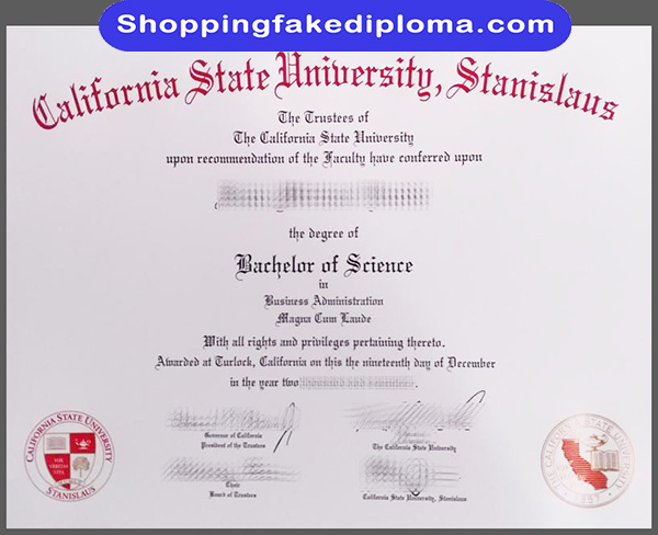 California State University Stanislaus fake degree