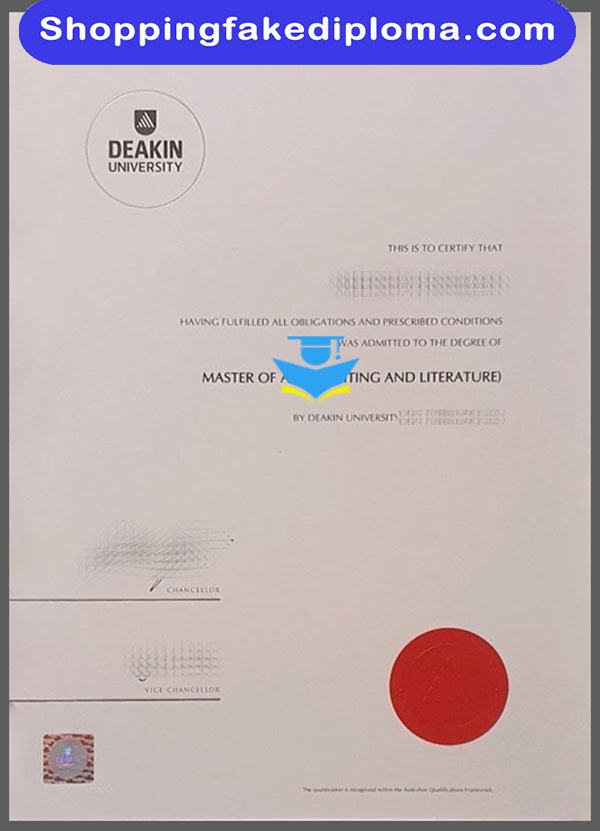 Deakin University fake degree, buy Deakin University fake degree