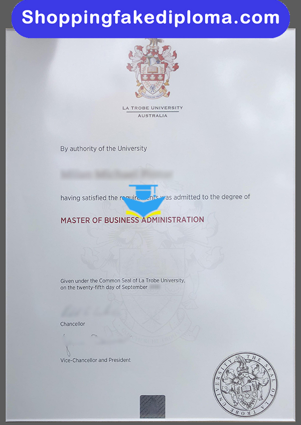 La Trobe university fake degree, buy La Trobe university fake degree