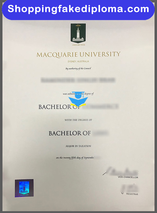 Macquarie University fake degree, buy Macquarie University fake degree