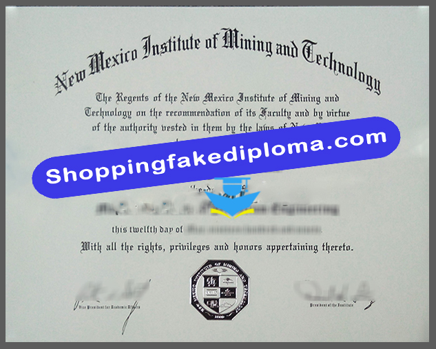 New Mexico Institute of Mining and Technology fake Degree, New Mexico Institute of Mining and Technology Degree