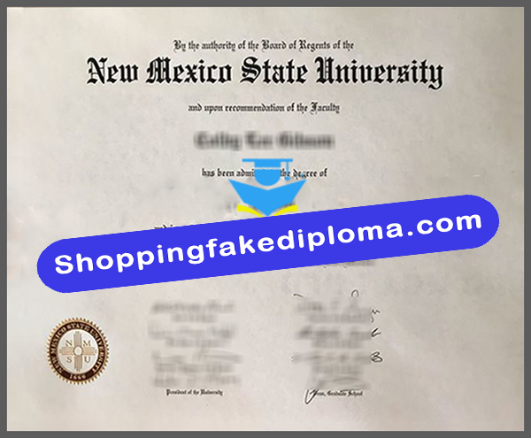  New Mexico State University fake diploma, fake US diploma 