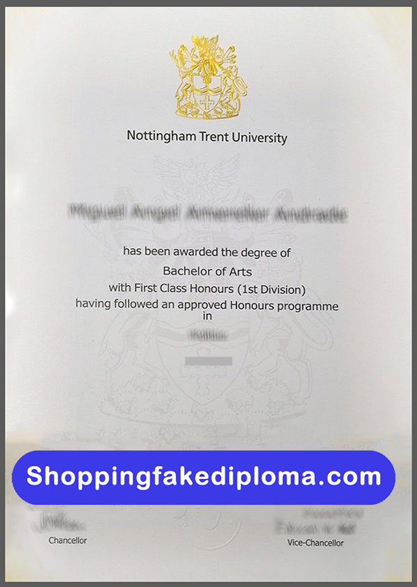 Nottingham Trent University fake degree, buy Nottingham Trent University fake degree