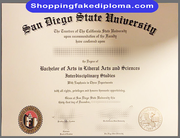 San Diego State University fake degree, buy San Diego State University fake degree