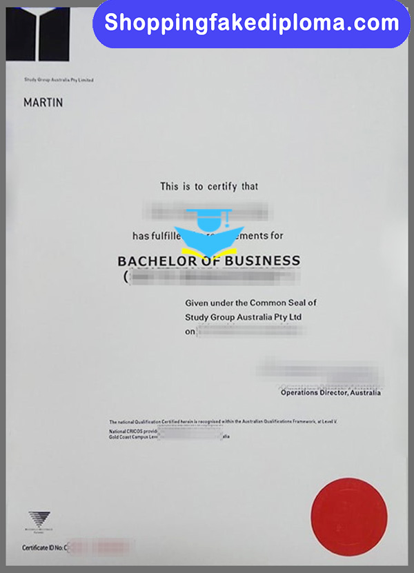 Study Group Australia Pty Limited fake certificate, buy Study Group Australia Pty Limited fake certificate