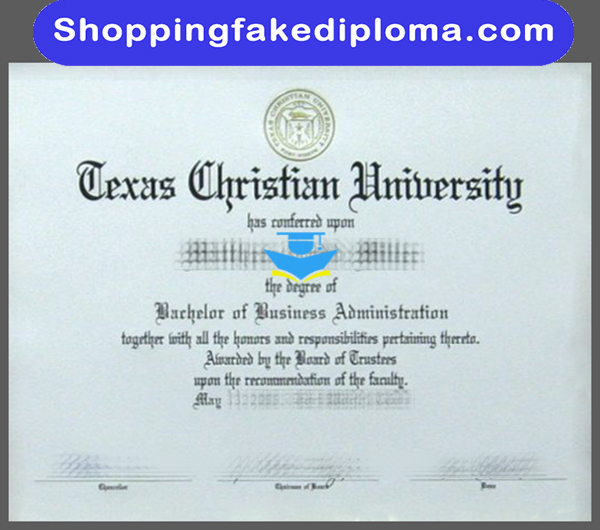 Texas Christian University fake diploma, buy Texas Christian University fake diploma