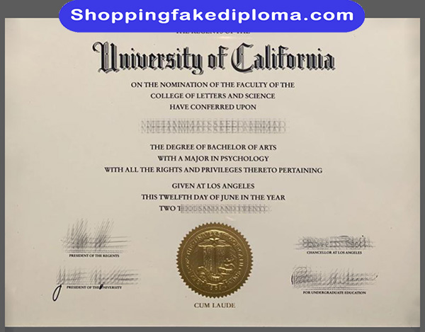 UC Los Angeles fake diploma, UCLA fake degree