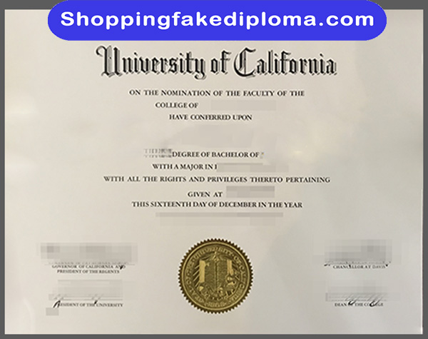 UC San Francisco fake diploma, UCSF fake diploma