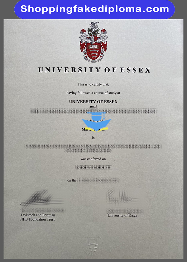 University of Essex fake degree, fake diploma UK