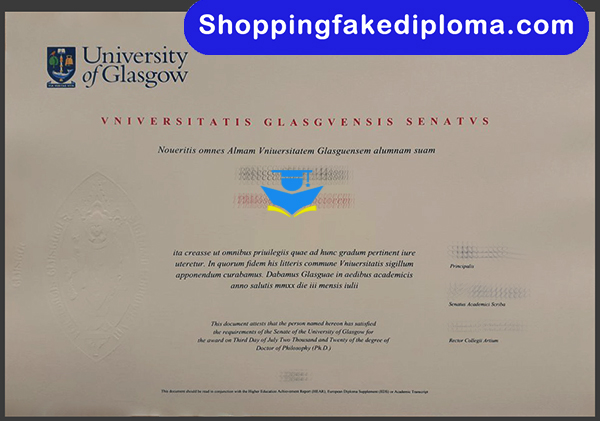 University of Glasgow fake diploma, buy University of Glasgow fake diploma