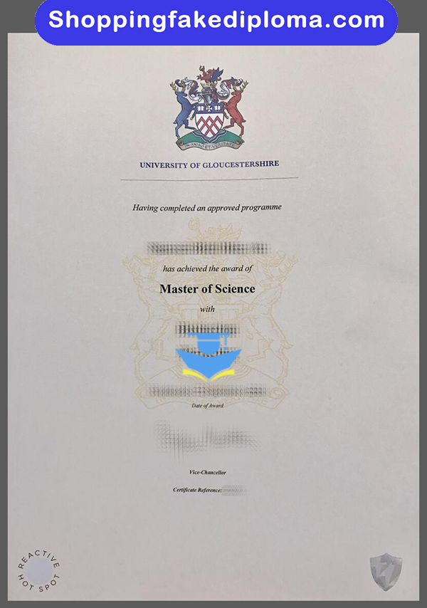University of Gloucestershire fake certificate, buy University of Gloucestershire fake certificate