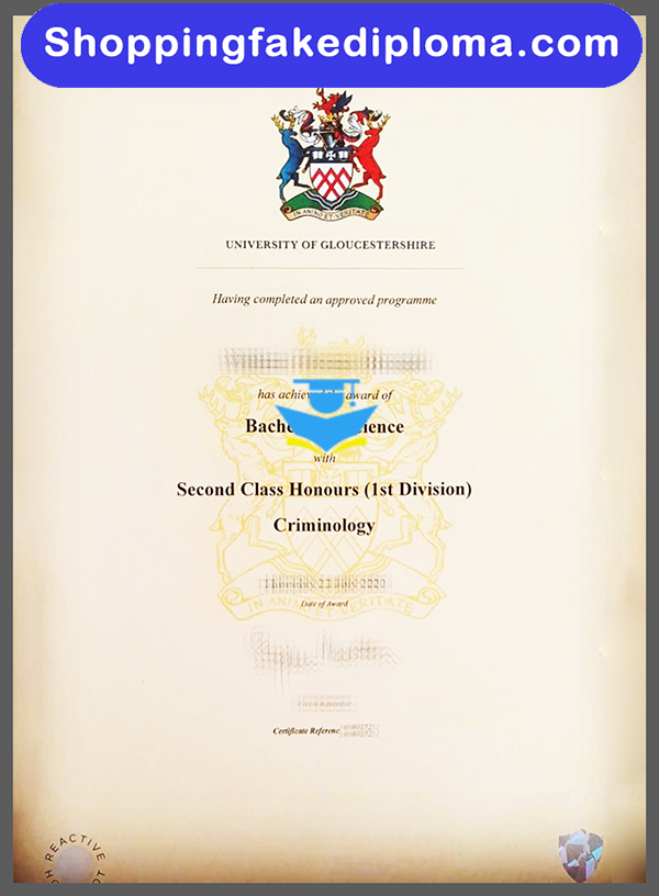 fake degree, University of Gloucestrshire fake degree