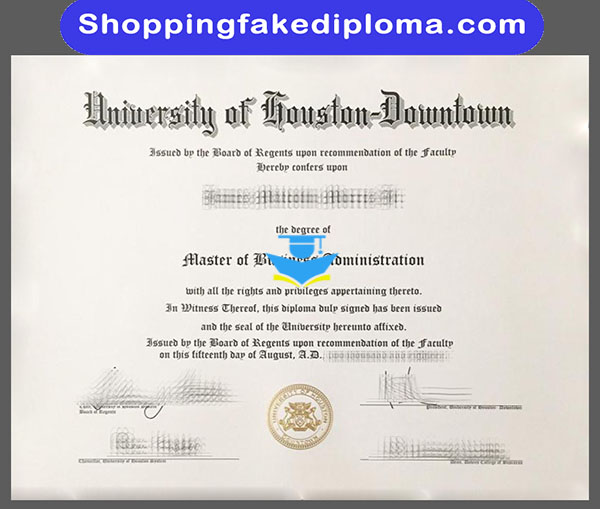 University of Houston-Downtown fake degree, buy University of Houston-Downtown fake degree