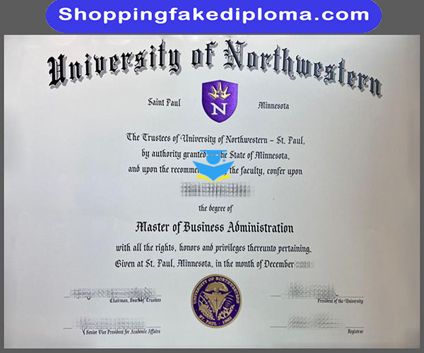 University of Northwestern – St fake degree