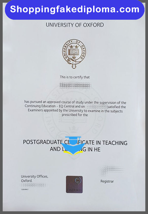 University of Oxford fake certificate, buy University of Oxford fake certificate